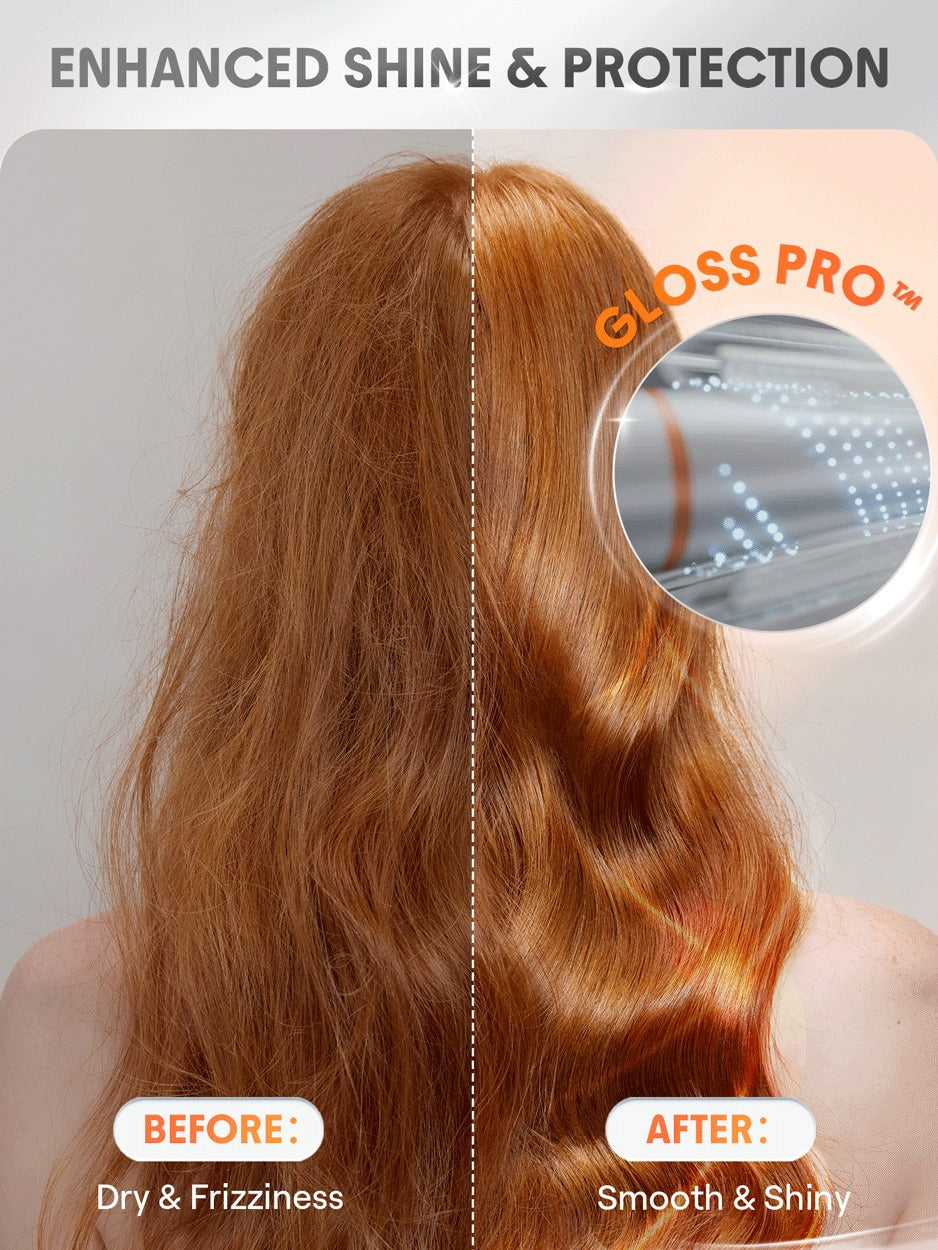 SHEGLAM Automatic Curling Iron with 3 Temperatures Fast Heating, 2-Way Rotation, Automatic Shut-Off, Anti-Scald, Anti-Tangle Rotating for Hair Styling