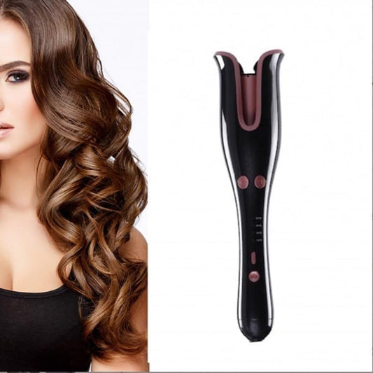 Professional Hair Curler – Wavy Joy Automatic Curling Iron with Adjustable Temperature, Smart Alerts, Auto Shut-Off & Compact Travel-Friendly Design
