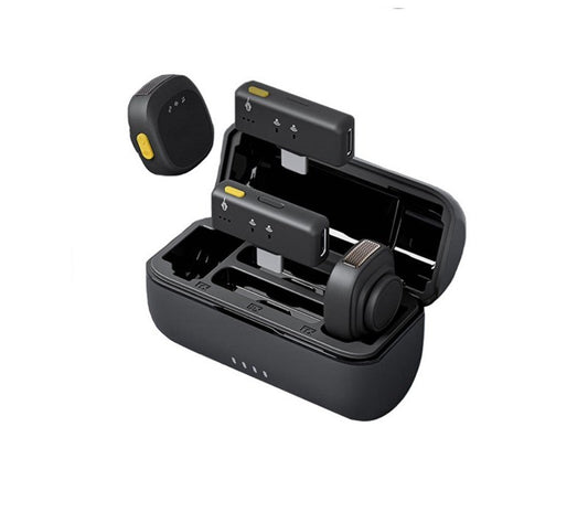 SX27 Magnetic Lavalier Microphone Wireless Interview Live Broadcast Noise Reduction Audio Video Recording Clip Mic for Video Recording, Vlogging YouTube Interview TikTok for android iPhone iPad Type C